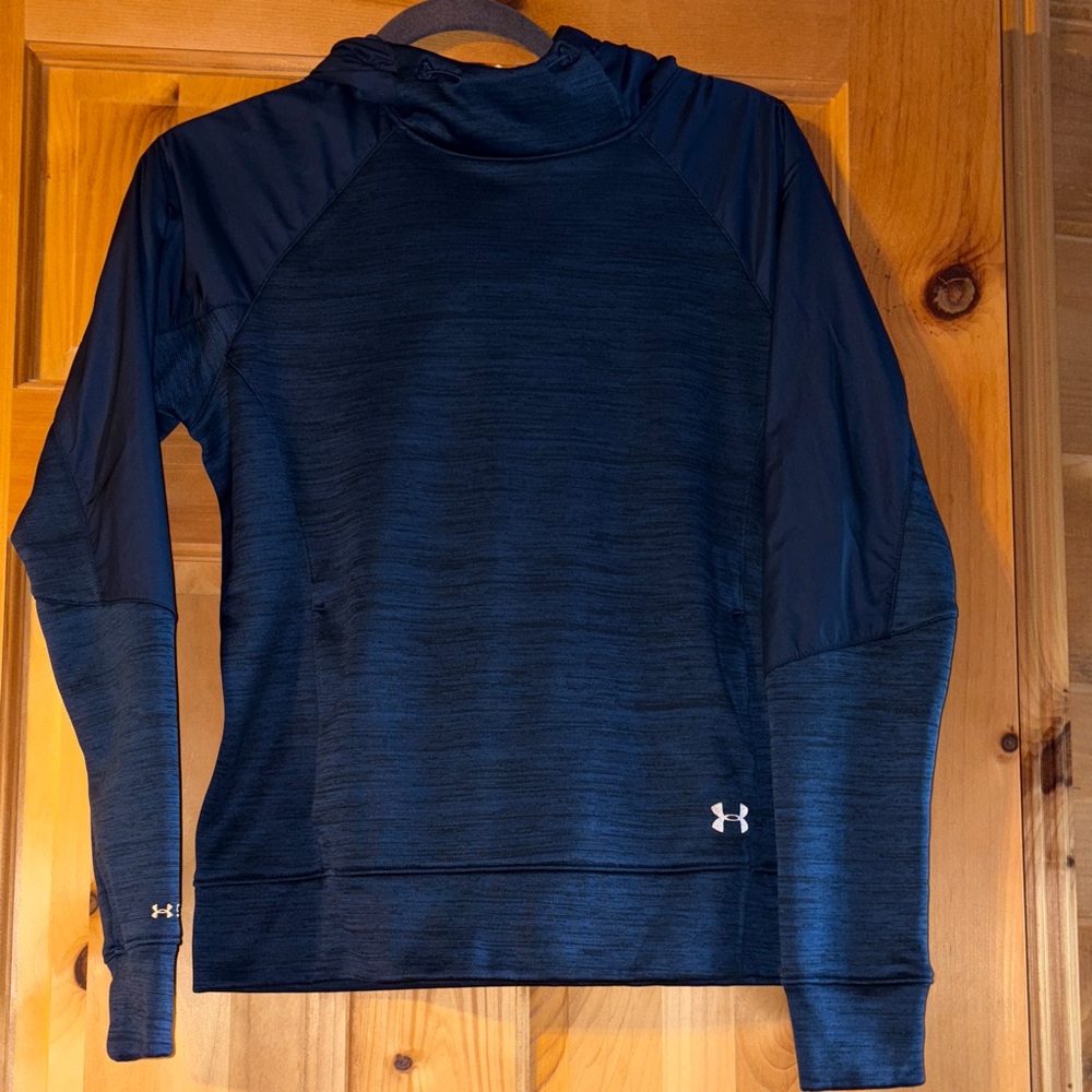 Under Armour Navy Cold Gear Storm Hooded Pullover